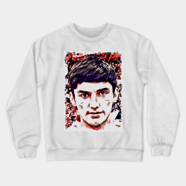 George Best Legend Crewneck Sweatshirt by AndythephotoDr